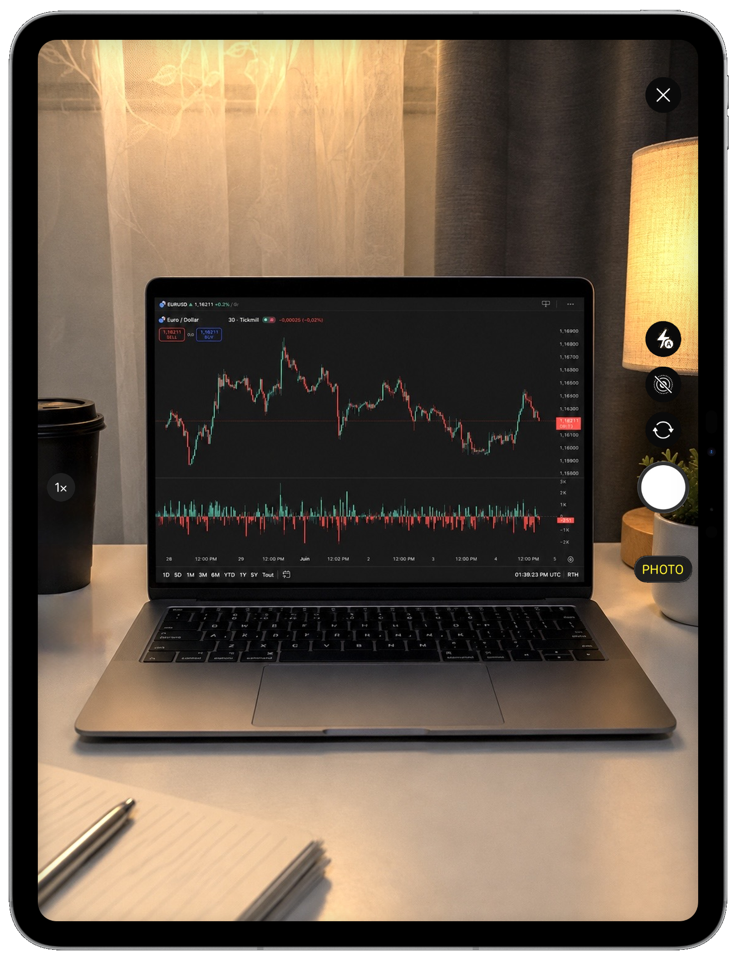 Trading AI on iPad Pro